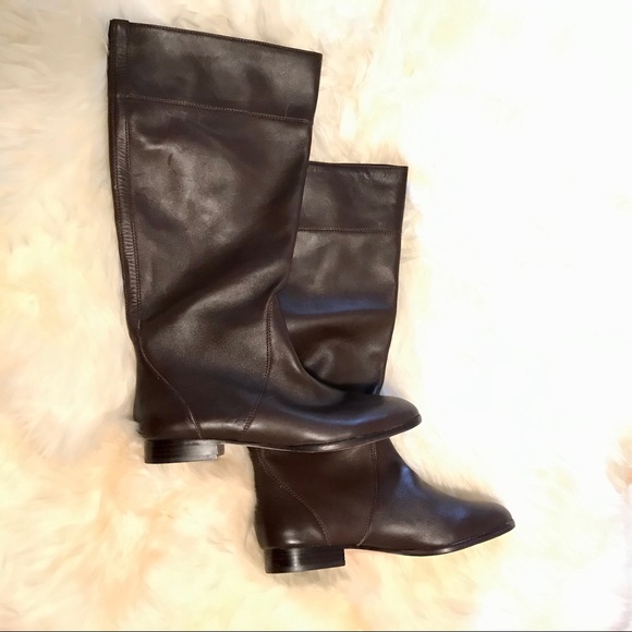 J.CREW Leather Tall Boots - Picture 1 of 7